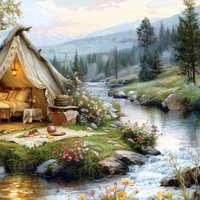 Nachhaltige Karte – Fühlt sich an wie Camping