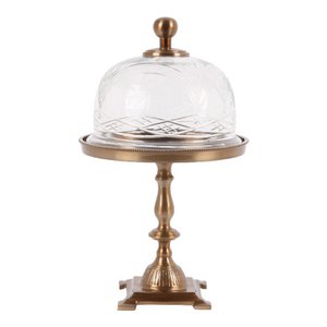 Geschirrteller mit Cloche allu Ø17 cm a