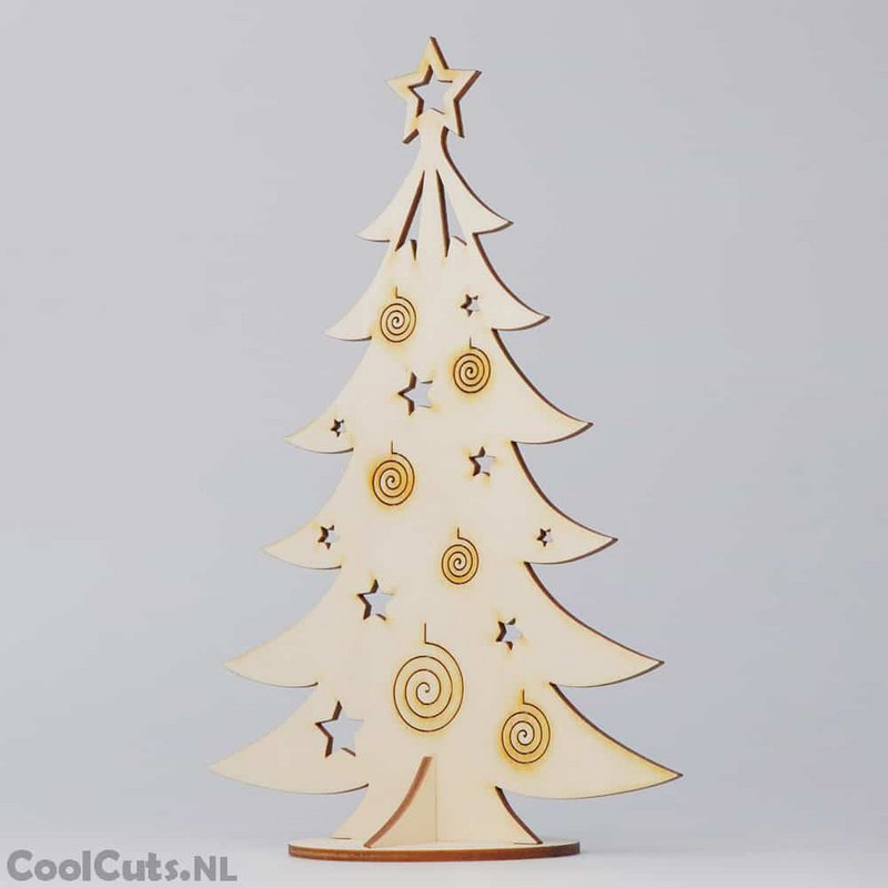 Arbre de Noël en bois CoolCuts 29cm