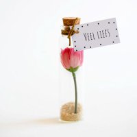 Flower bottle of love
