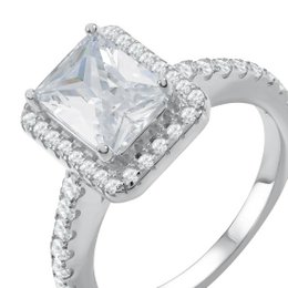 Silver Rectangle Ring