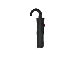  Black curved-cuff automatic folding umbrella from the C-Collection.