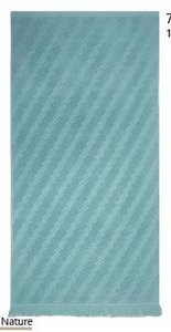 Handtuch mit mediterranen blauen Streifen