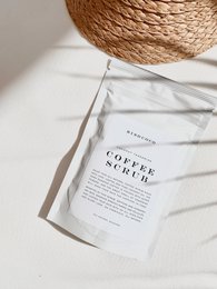 Kokos mandarin kaffe scrub - 100g