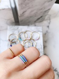 R0980 Angst Ring Palm Pink Perler Forgyldt