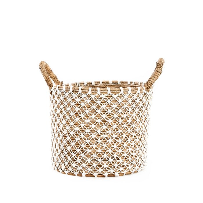 De gekruiste gestikte macrame -mand - s