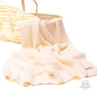 Babydekentje | Gebreid | Wit