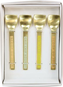 DESSERTLEPELS SCHEPEL 4-DELIGE SET (HOFF3031)