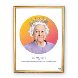 Plakat "Hendes Majestæt" 30x40cm