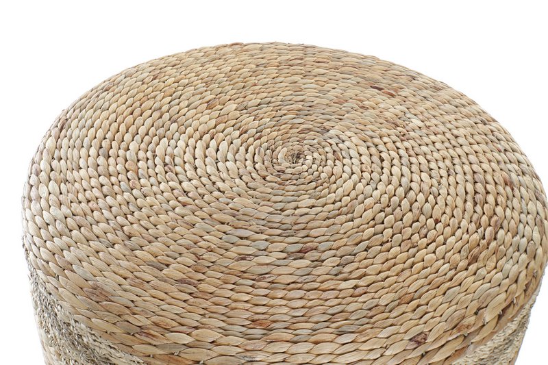 PODNÓŻEK Z WŁÓKNA TRAWY MORSKIEJ 63X63X39 63 NATURALNY MB185187