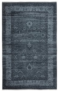 Kelim Traditions Tapijt Woonkamer - Houtskool Grijs - 120cm x 160cm - Modern Laagpolig Vloerkleed, Superzacht, Machinewasbaar, Non-slip