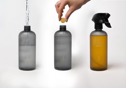 Limpiador de Baños, botella y pastilla