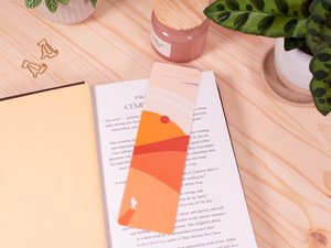 Alien Sunrise Laminated Bookmark