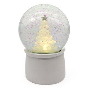 Sneeuwbol, witte voet met LED