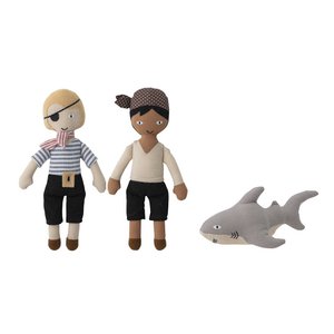 Mio-pop, blauw, katoen