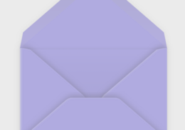  5 purple envelopes