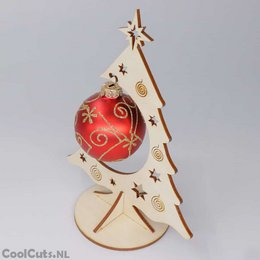 CoolCuts Houten kerstboom 22cm