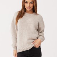 CHIARA sweater – 100% merino wool – BEIGE