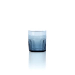 De Azure Rippled Low Tumbler - Blauw