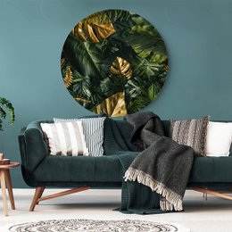 Hojas de oro verde