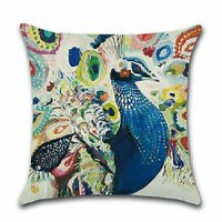 Cushion cover Colorful - Peacock