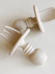 Silikone bestiksæt - Oyster Beige