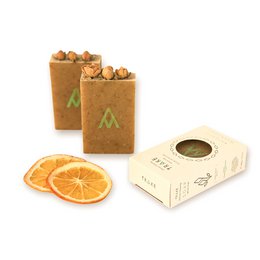 DELICATE CLEANSING NATURAL SOAP (ROSA ALBA, GOAT MILK & HONEY)