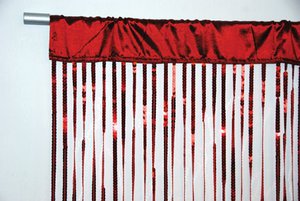 Hollywood Drahtvorhang rot 90x250cm