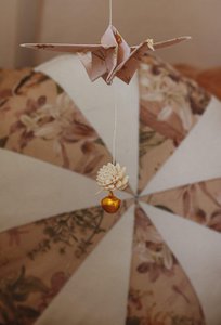“Gold Bee” Origami Nursery Mobile