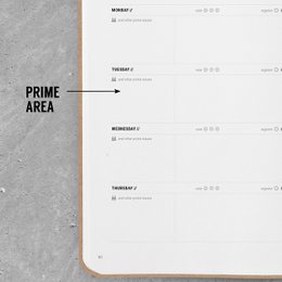 Cuaderno de papelería planificador semanal
