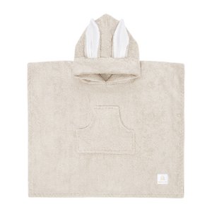 Bambus Poncho Hase - beige