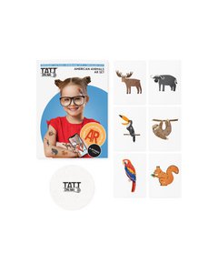 Live AR Amerikaanse dieren tattoo-set