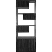 Cabinet Loek 210 x 80 cm - Black mango wood