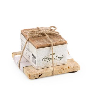 Syrische Aleppo 200 g + Travertin Set