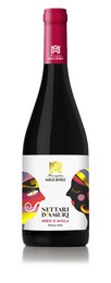 "Nero D'Avola Sicilian still red wine with a deep, rich color and notes of ripe dark fruit and spice."