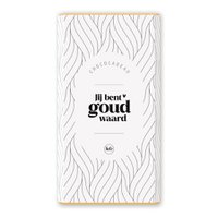Chocoladewikkel | Jij bent goud waard