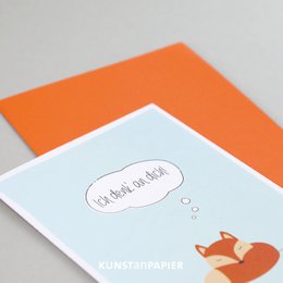 Glückwunschkarte Fuchs Hajo