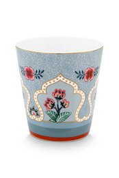 Giftset Mugs without Ear Oriental Flower Festival Blue 230ml