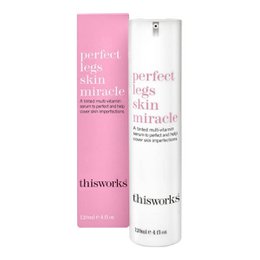  This Works Perfect Legs Skin Miracle is a body care product that helps improve the appearance of legs. It contains ingredients that can help smooth and hydrate the skin, resulting in a more even and radiant look.