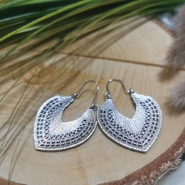 Boho øreringe Ayla vintage sølv