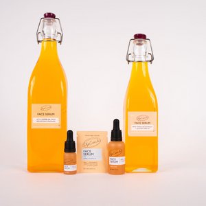 Organic Collagen Boosting Face Oil with Coffee, Rosehip + Jojoba - 1L Bulk Refill