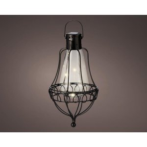 LED Solar Hängelampe H21cm schwarz