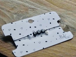 Bracciale Ti amo Bianco e nero