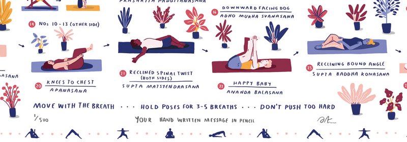 Yoga Impression artistique