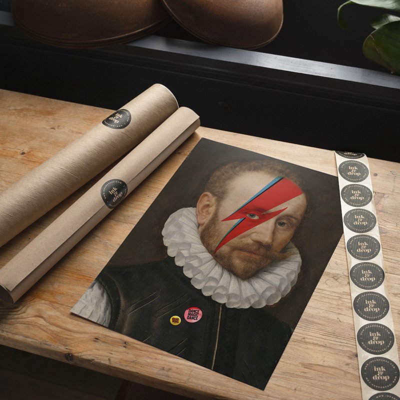 Rebel Bowie Print
