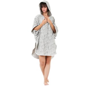 Strandponcho van katoengaas