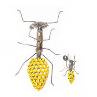 Zimba-Arts METAL MESH LARGE YELLOW ANT