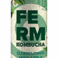 Ferm Kombucha Elderflower Apple Mint