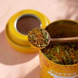 Justea|Curcuma Gingembre| Thé au gingembre | Thé en vrac | Biologique | Commerce équitable | Cadeau de thé