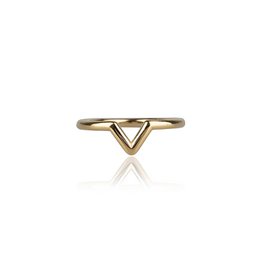 Perfekt 'V' | Ring | Guld